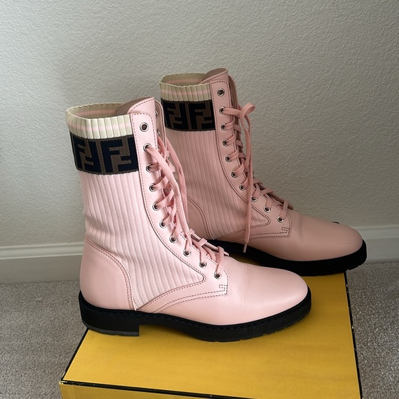 Fendi Zucca Combat Boot | Size 41 - Picture 4 of 6